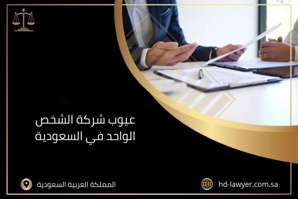 عيوب شركة الشخص الواحد