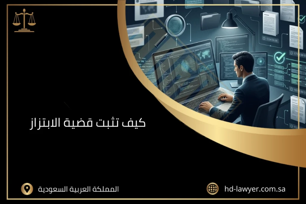 كيف تثبت قضية الابتزاز